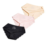 Sexy ladies panties one-piece seamless cotton ice silk underwear female close-fitting elastic breathable ladies briefs