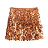 Fongt New Squins With Stylish Miniskirt Skirt 3920139 808