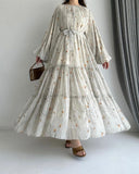 Fongt Fashion Printing Bohemian Style Dress In Autumn 2025