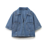 Fongt Denim Shirt 6164070 Double Stow Skirt 6164068 Set