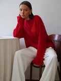 Fongt Spring And Summer New Hollow Sweater Women Wind Soft Loose Knitted Long-Sleeved Clothing Hot