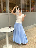Fongt Price Does Not Return] Xiu Xixi 2025 Summer New High-Waisted Half-Body Skirt French Style Dress 85182