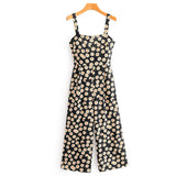 Daisy Waist Harajuku Sweet Was Thin Women's Jumpsuit Sleeveless Strapless Summer Sweet Chic Female