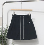 Fongt Niche Dress Half-Dress Woman Tight Waist A Trouser Skirt Open Fork Quick Dry Casual Skirt 8183