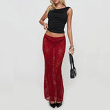 Fongt 2024 Summer Hot Style Fashion Versatile Lace Perspective Sexy Dress Can Be