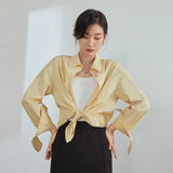Multicolor Office Lady Casual Blouse Shirt Women Solid Long Sleeve Button Up Shirt Spring Female Elegant White