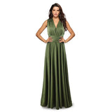 Style Multi-Wear Multi-Rope Cross-Back Sexy Bandage Dress Long Dress-Outfit