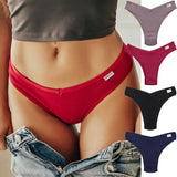 Women's Panties Cotton G-String Panties Underwear Women Comfortable Casual T Back Female V Waist Intimate