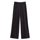 Fongt Women's INS Explosion Fashion Casual Round Collar Blouse + Casual Pants Set