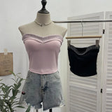 Fongt Sense Of Small Heavy Industry Drilled With Chest Pad Inside The Bottom Of The Coat Short Vest Woman 8029