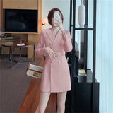 Fongt And Autumn High-Grade Thin 2025 Wind Coat Women's Long Spring And Autumn New Double Row Buckle Long Suit Coat