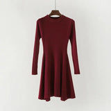 O-neck A Line Short Mini