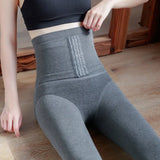 Thick Cold-Resistant Leggings Women Pregant Soft High Waist Legging Female Solid All-Match Velvet Warm Leggins