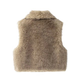 Fongt Women's Clothing 2025 Autumn And Winter New Fashion High-End Environmental Protection Fur Vest