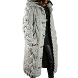 Size 4XL 5XL Autumn Winter Women Sweater Cardigan Twist Oversized Knitted Coat Female Long Cardigans Fashion Jackets