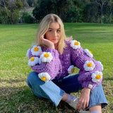 Knitted Chunky Cardigan-Outfit