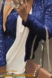 Fashion Ultrashort Sequins Jacket Women Small Coat Spring Autumn Thin Cardigan Top Lady Streetwear Outerwear Casual
