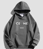 Fongt Selling Ins Hot Lady Hooded Large Size Tucked Skate Frog Top