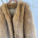 Fongt Design Elegant Autumn And Winter New Imitation Fur Coat