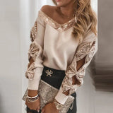 Pullover Streetwear Fashion Solid Sequins Slim
