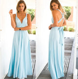 Cross-Back Sexy Tie Dress Long Dress Dress-Outfit