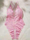 New Ladies Sex Lingerie Classic Sexy Lady Solid Color Lace Tight Dress
