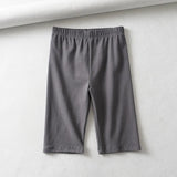 Fongt New Sports Bodybuilding Tight Five Solid Color Running Pants Women's Wear-Outfit