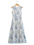 Fongt Women's Little Slams Sleeveless Chiffon Dress 23001