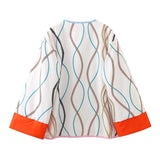 Fongt Women's Clothing Two Sides Of The Printed Pocket Decorative Cotton Jacket Jacket 219