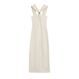 Fongt 2025 New Dress Women's Hanging Neck French Design Sense