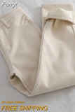 Winter Fashion Casual Plus Velvet Thickening Jeans Harem 2023 New High Solid Color Keep Warm Zipper Loose