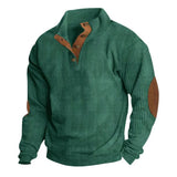 Fongt And Winter New Men's Outdoor Jacket Corduroy Leisure Collar Long Sleeves