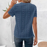 Fongt Wish Hot-Solded Empty V-Neck Short-Sleeved Bat Sleeves Thin T-Shirt New T-Shirt
