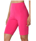 Fongt Women Wear Shorts Multi-Color Solid Color Flat Five Points Female Yoga Five Points Pants Sports