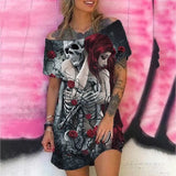Sleeve Off Shoulder Loose Tank