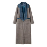 Fongt Women's Clothing Explosion Fashion Lattice Hair Coat