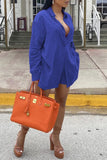 Collar Stripe Shirt Shorts Set 703-1-Outfit