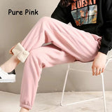 Women Pants Warm Winter Leopard Print Velvet Leggings Ladies Sexy Slim High Waist Elastic Cold-Resistant Pencil