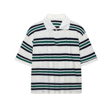 Fongt Spring Long Sleeves Vintage Striped Spoo T-Shirts For Loose T-Shirts