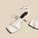 Fongt High Heels Women's Fine Summer Dress French Word With Roman Beautiful High Heel Sandals Female Shit