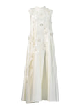 Congfeng Heavy Industry Flower Collage Dress 2025 New Sleeveless Three-Dimensional High-End Sense A-Character Dress