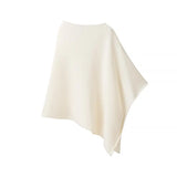 Fongt 2025 New French Minimalist Penitry Small Irregular Knitted Shawl Woman