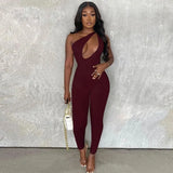 One Shoulder Sexy corset jumpsuit Womens Jumpsuit Solid Backless Active Wear Skinny Jumpsuits Summer bodysuit