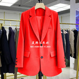 Fongt Suit Jacket Woman 2025 Design Sense Korean Version Of The New Fried Street Casual Temperament Trend Small Suit