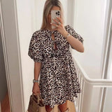 Fongt New Women's Wear T-Shirt Style In The Long-Term Solid Shirt Dress Retro