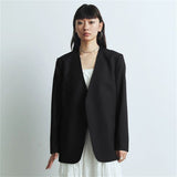 Fongt Suit Spring And Autumn New Cushion Shoulder Leisure Fashion Temperament Slim Thin Professional Gray Small Suit Jacket