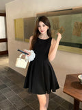 Fongt Xixi 13 Lines 2025 Summer New Elegant Temperament Thousands Of Gold Wind High Waist Thin Joint Dress 88307