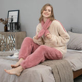 Long Sleeve Terry Ladies Pijama Suit 2