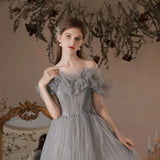 2025 New Spring Fairy Temperament Engagement High-End Design Student Art Exam Host Banquet Evening Dress Dress Dress