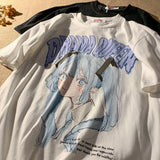 Drama Queen Anime Graphic T-shirt-Outfit